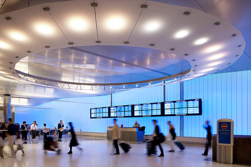 Lax Airport Terminal Tgp Channel Glass Case Study