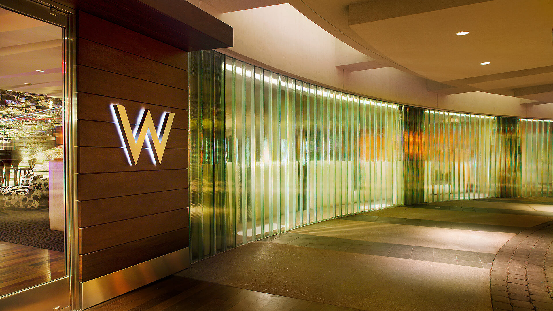 W Hotel | TGP Translucent Channel Glass Project